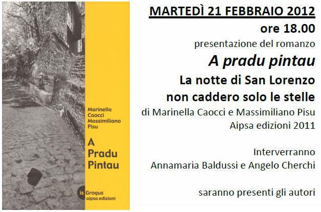 A Pradu Pintau presentazione libro